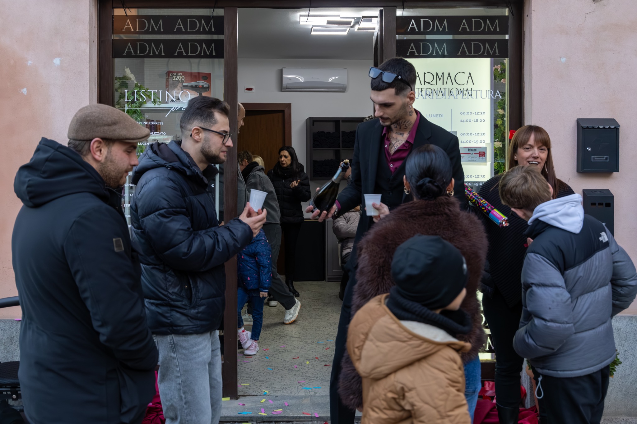 Foto inaugurazione ADM Parrucchieri a Melzo